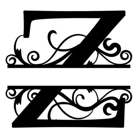 Download RV Monogram "Z" - D & E Designs in Vinyl