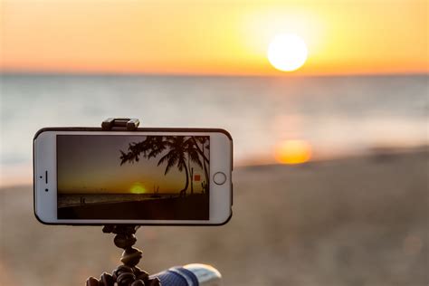 Taking Photo Of Sunset Free Stock Photo Public Domain Pictures