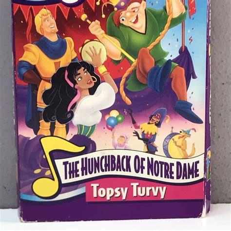 Disney Sing Along Songs VHS Hunchback of Notre Dame Topsy Turvy Video