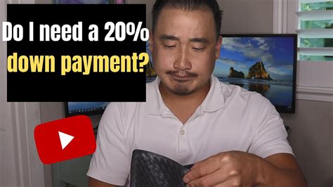 Do I Always Need A 20 Down Payment Myth Youtube