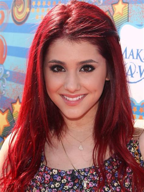 Pin By Natalie On Ariana Ariana Grande Red Hair Ariana Grande Hair