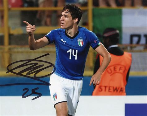 Federico chiesa genova, 25 ottobre 1997. Federico Chiesa - Signed Photo - Soccer (Italy national ...
