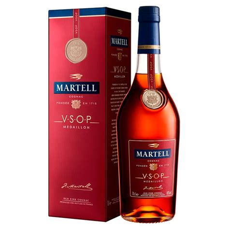 Food online > products > alcohol & wine > alcohol > martell vsop medaillon old fine cognac, 70cl. Martell VSOP