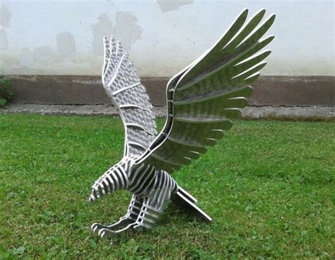 Laser Cut Wooden Hawk Bird 3d Puzzle Dxf File Vectors File