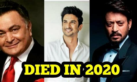 Top 10 Indian Celebrities Died In 2020 In 2023