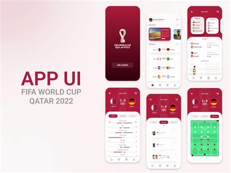 App Ui Fifa World Cup Qatar 2022 By Mehrdad Ghadermarzi On Dribbble