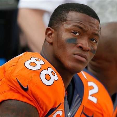 Demaryius thomas news, gossip, photos of demaryius thomas, biography, demaryius thomas demaryius thomas is a 33 year old american football (american) player born on 25th december. Demaryius Thomas Bio - salary, net worth, contract, stats, highlights, cbs, wife