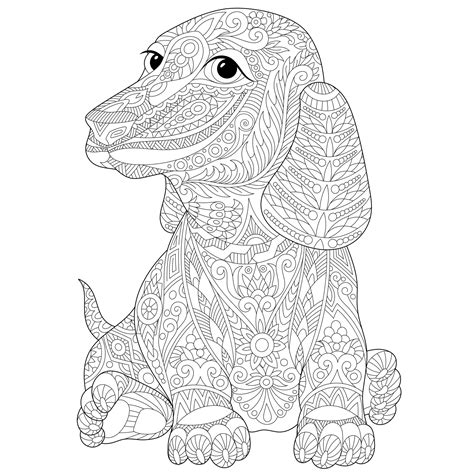 Licorne mandala par kchunga partir de la galerie. Beau Dessin A Imprimer Chien Teckel - mademoiselleosaki.com