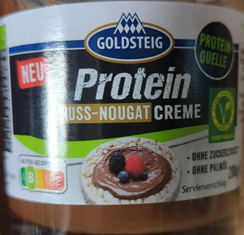 Protein Nuss Nougat Creme Goldsteig Kalorie Kj A Nutri N Hodnoty