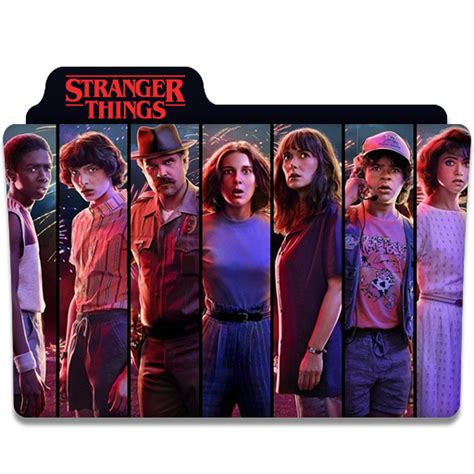 Stranger Things Tv Series Folder Icon V6 By Dyiddo On Deviantart
