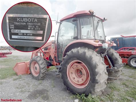 Kubota M8540 Tractor Information
