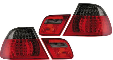 Back Rear Tail Lights For Bmw E46 Coupe From 403 Red Black Crystal