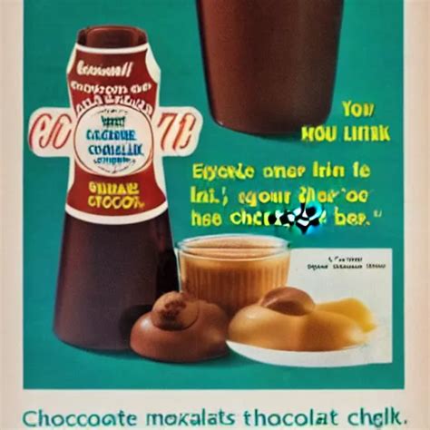 krea 70 s add for chocolate milk