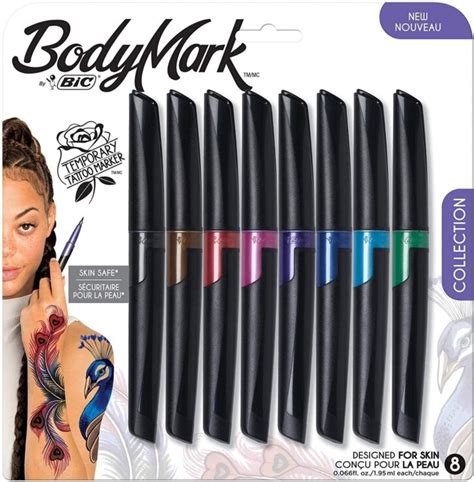 The beautiful mind of master p bic pen tattoos. BIC BodyMark Temporary Tattoo Marker, Temporary Tattoo Pen, Assorted Colors, 8-Count $11.20