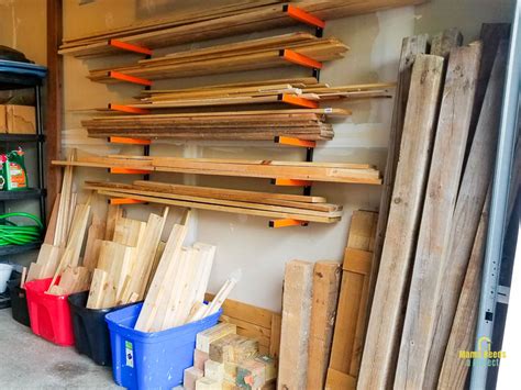Lumber Storage For A Small Space Lumber Organization Mama Needs A