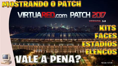 MOSTRANDO O PATCH VIRTUA RED PES YouTube