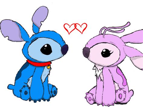 Stitch And Angel By Twitchy Tremor On Deviantart