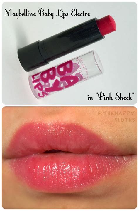 It has a really nice smell and doesn't taste bad if some goes in your mouth. Maybelline Baby Lips Electro Lip Balm in "Pink Shock ...