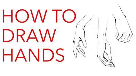 How To Draw Hands Youtube