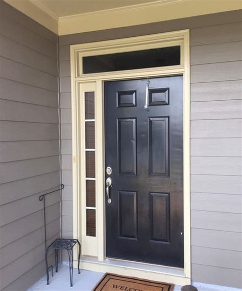 Single entry door with sidelights and matching transom. Entry Door With 1 Sidelight | MyCoffeepot.Org