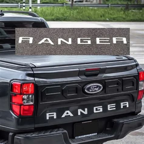 Ford Ranger Next Gen 2022 23 Tailgate Insert Letters Ranger White 32