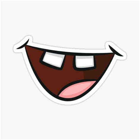 Mouth Smile Stickers Redbubble