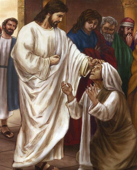 Jesus Heals Blind Man N Catholic Picture Print Etsy