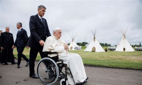 Pope Francis Continues Canadian Visit Takes Part In Annual Lac Ste