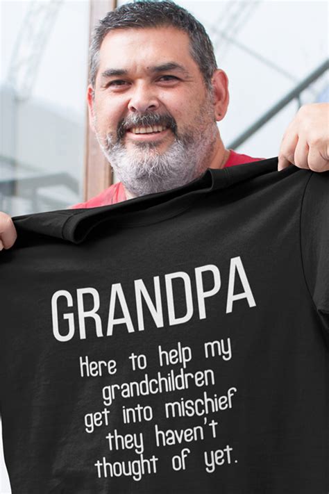 Personalized Grandpa Shirt Funny New Grandad T Christmas Etsy