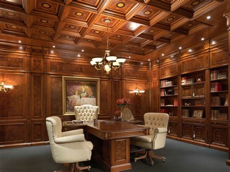 High End Classic Offices Traditional Home Office Other Metro By