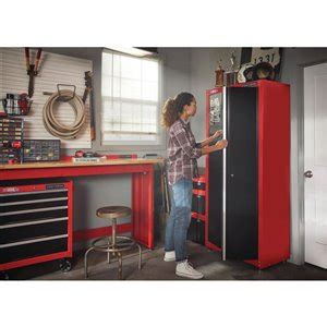 Newage products garage cabinets let you organize gear, tools and supplies with modular pieces engineered to fit together perfectly. CRAFTSMAN 32-in W x 74-in H Freestanding Garage Storage ...