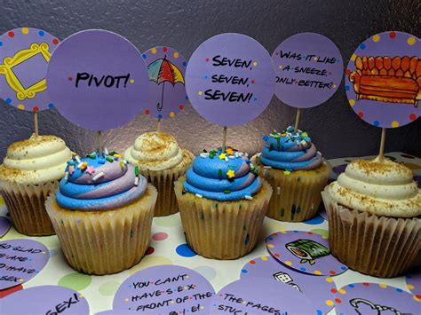 Print and go 90s tv shows, customize or start from scratch with 90s tv shows bingo cards by logging in or registering your bingo card creator; Friends' tv show cupcake toppers, Friends theme, Friends ...