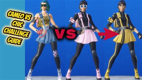Fortnite Cameo Vs Chic Yellow Style Challenge Guide Chapter 2 Season 1