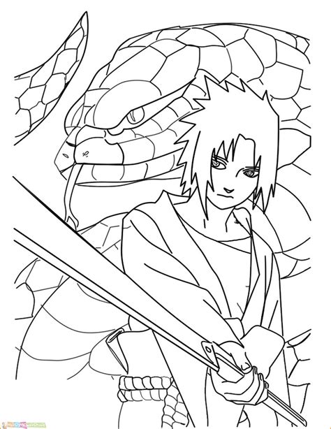 √20 Gambar Mewarnai Sasuke Terlengkap 2022