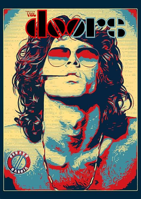 Jim Morrison Rock Poster Art Rock Band Posters Rock Posters