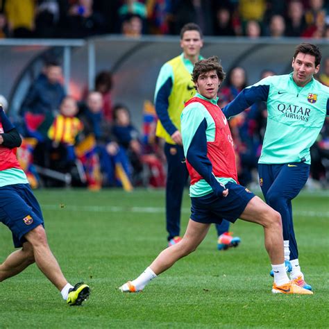 Video Lionel Messi Scores Hat Trick In Open Barcelona Training Session