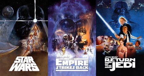Star Wars Original Trilogy Matching Poster Set Rstarwars