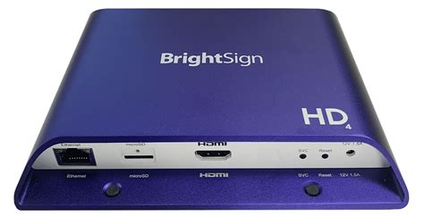 Brightsign Media Players Digital Signage Player Cloud Based Sign