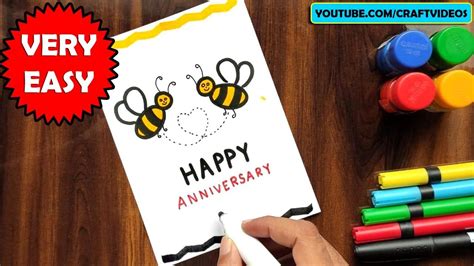How To Draw A Wedding Anniversary Card Anniversary Cards For Couple