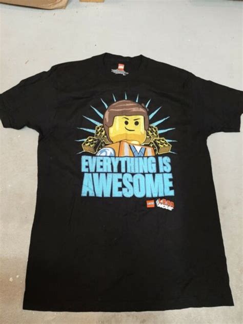 Lego Everything Awesome Mens T Shirt Size Large Ebay