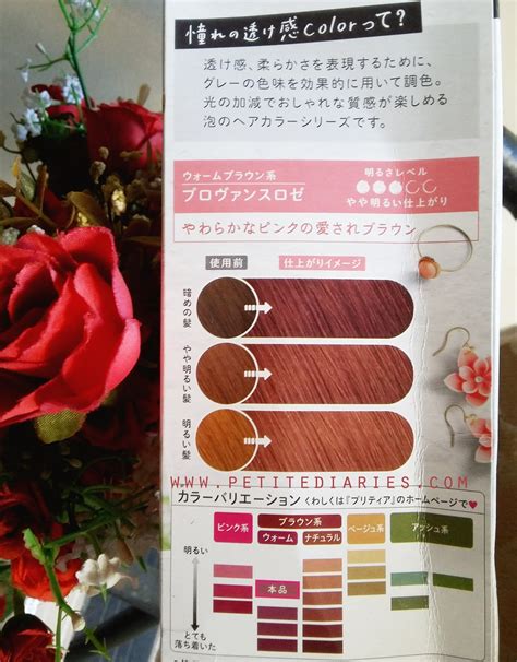 Review : Liese Prettia Hair Color Provence Rose プロヴァンスロゼ ...