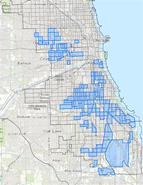 Exploring Chicagos Permit Parking Map In 2023 2023 Calendar Printable