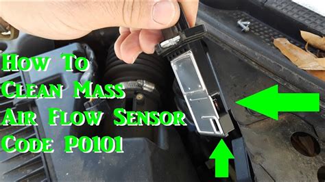 How To Clean The Mass Air Flow Sensor Code P0101 On Nissan Altima