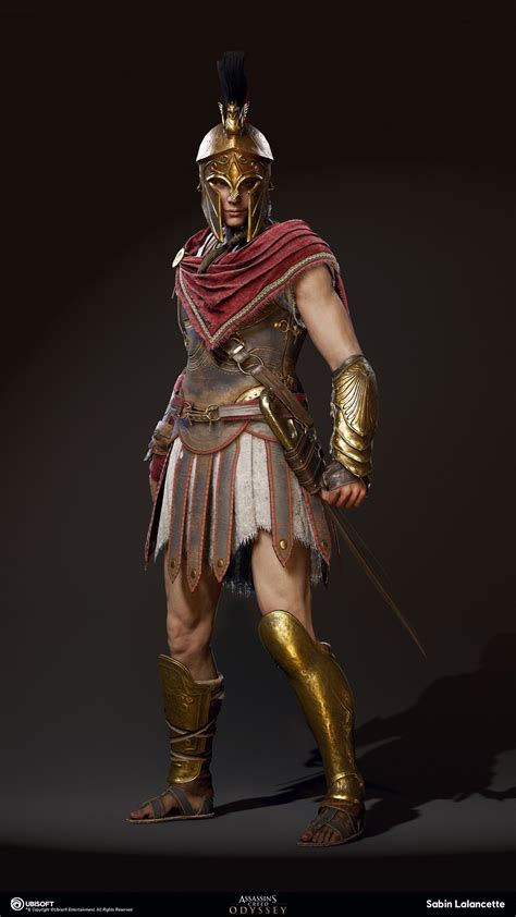 Artstation Alexios Kassandra Outfit Mercenary Sabin Lalancette Assassins Creed Art