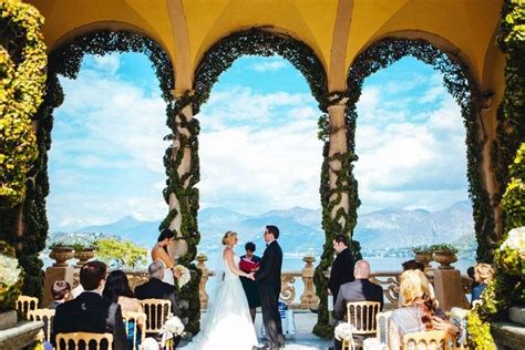 Rebecca And Elijahs Lake Como Villa Wedding Wedding Venues Italy