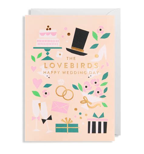 Love Birds Wedding Card By Lagom Design Curiouser