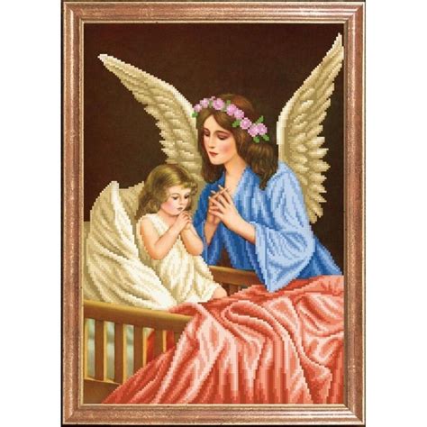 Share the best gifs now >>>. Beaded Embroidery Kit Guardian angel DIY Beaded ...