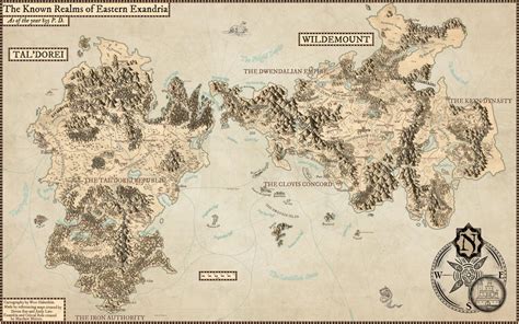 No Spoilers Updated Map Of Eastern Exandria Created My Me Using