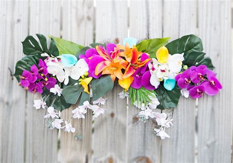 Wedding Arch Tropical Garland Tropical Swag Tropical | Etsy | Wedding arch flowers, Arch flowers ...