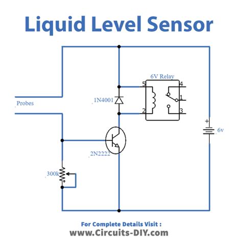 Water Or Liquid Level Sensor Relay Switch